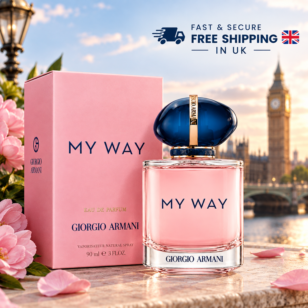 Giorgio Armani My Way Eau de Parfum 90ml for Women – Elegant Floral Fragrance
