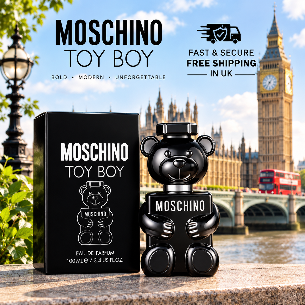 Moschino Toy Boy Eau de Parfum 100ml – Bold & Modern Men’s Fragrance