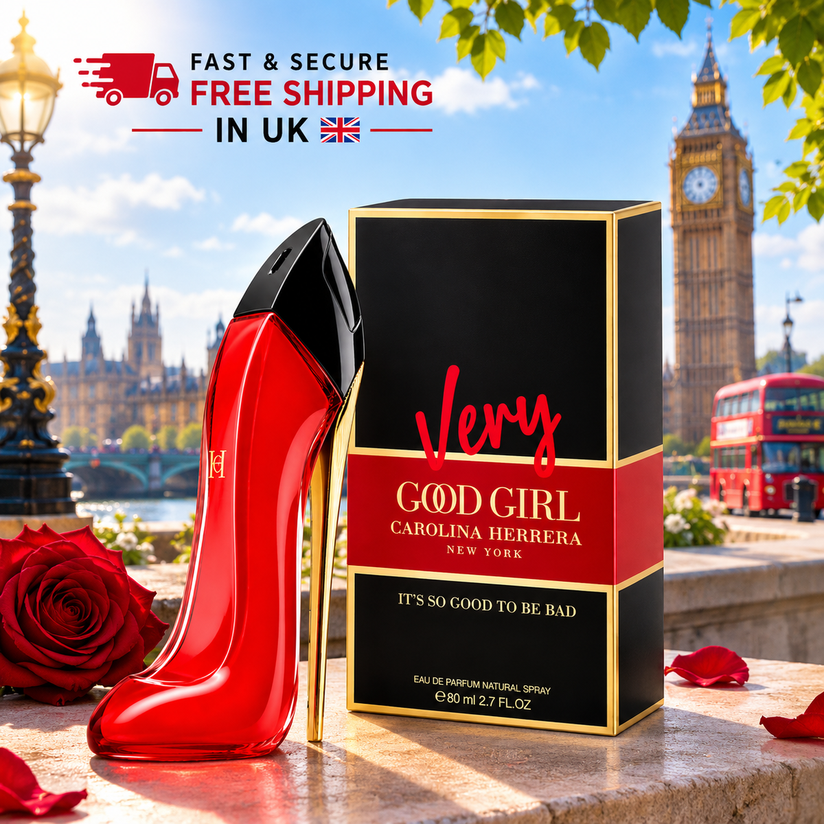 Carolina Herrera Very Good Girl Eau de Parfum – 80ml for Women