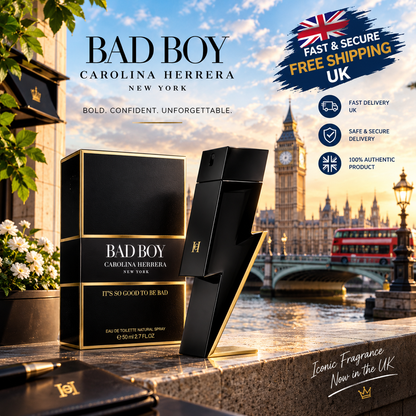 Carolina Herrera Bad Boy Eau de Toilette 50ml – Men’s Fragrance