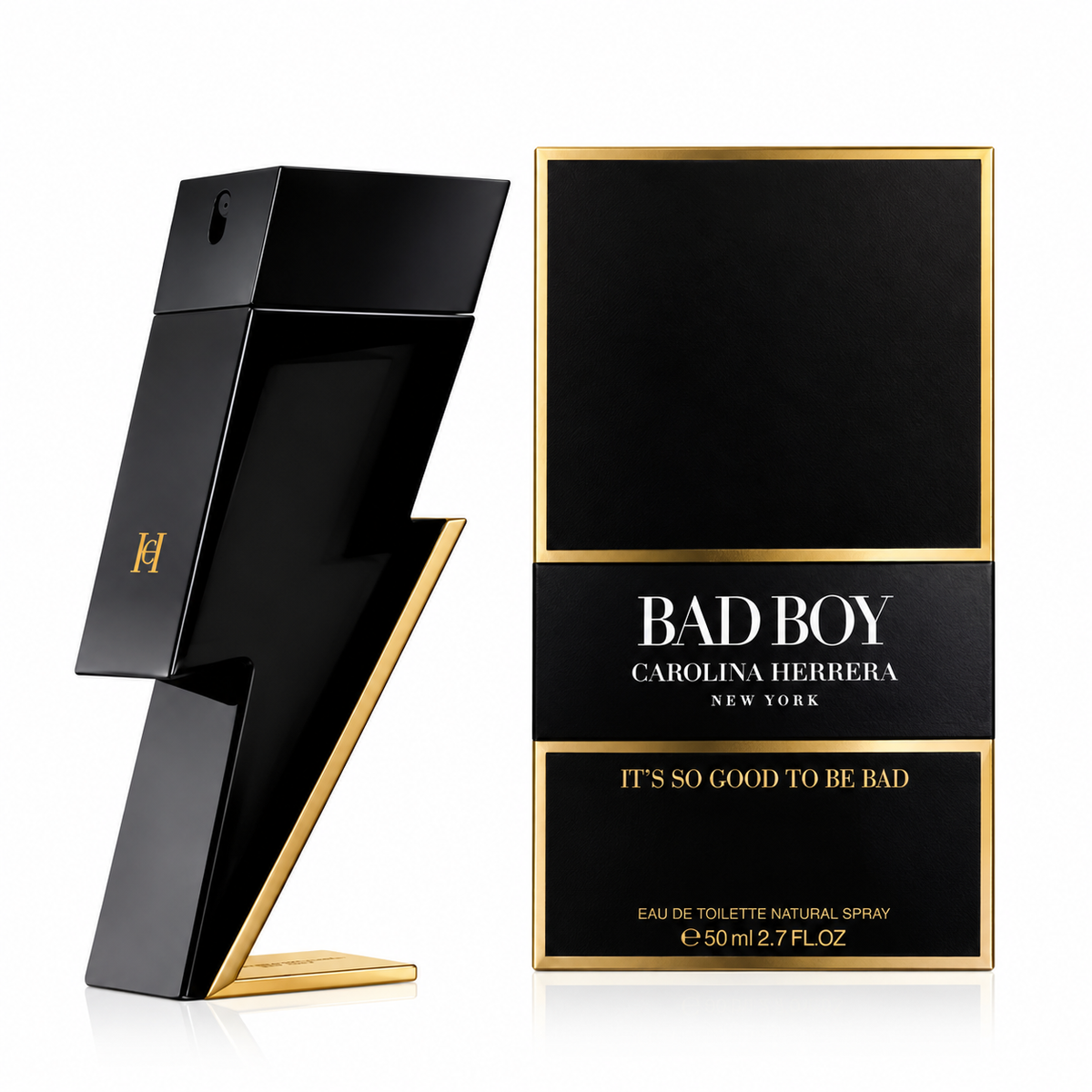 Carolina Herrera Bad Boy Eau de Toilette 50ml – Men’s Fragrance