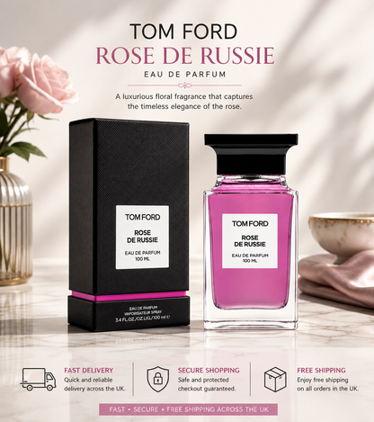 Tom Ford Rose de Russie Eau de Parfum – 100ml | Luxury Floral Fragrance