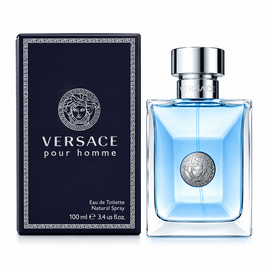 Versace Pour Homme Eau de Toilette 100ml for Men – Fresh & Long-Lasting Fragrance
