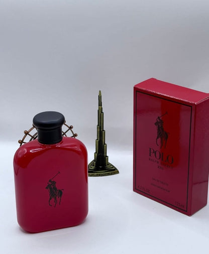 Polo Red Eau de Toilette 4.2 oz (125ml) Spray for Men – New In Box